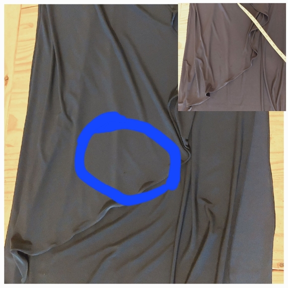 SOLD!!°  NWT Alex Evenings Sleeveless Rhinestones Neckline Navy Blue Long Dress - Picture 8 of 12